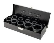 Набір головок ударних в металевому кейсі 10 од. 3/4'' (6-гр.) (17-46 мм) JCB Tools Фото № 2
