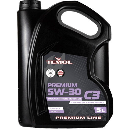  Олива моторна TEMOL PREMIUM C3 5W-30 5L 