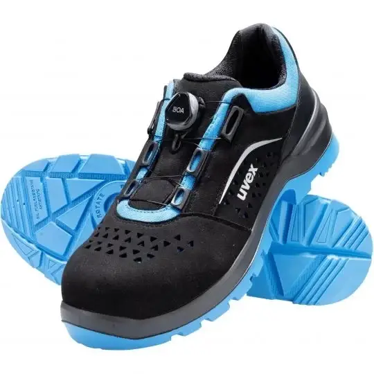 Защитные кроссовки uvex 2 xenova perforated S1 P SRC с системой Boa® Fit Размер 43
