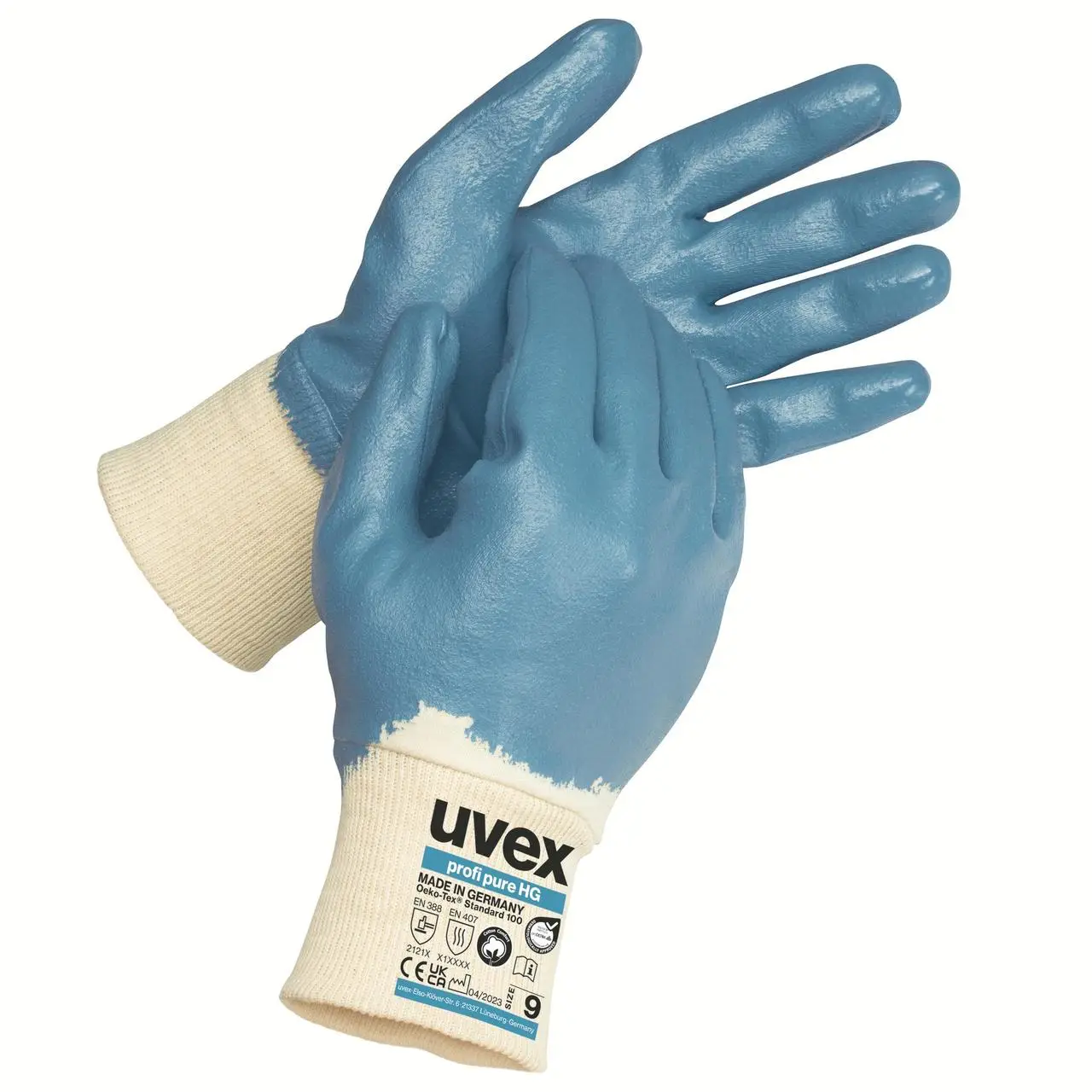 Монтажна рукавичка uvex profi pure HG Розмір 9