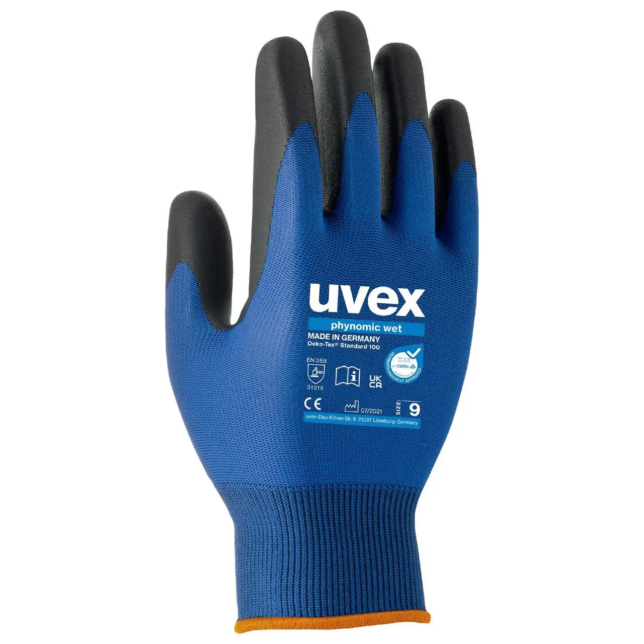 Рукавиці - UniCompex Рукавиці Uvex Phynomic WET, розмір 09