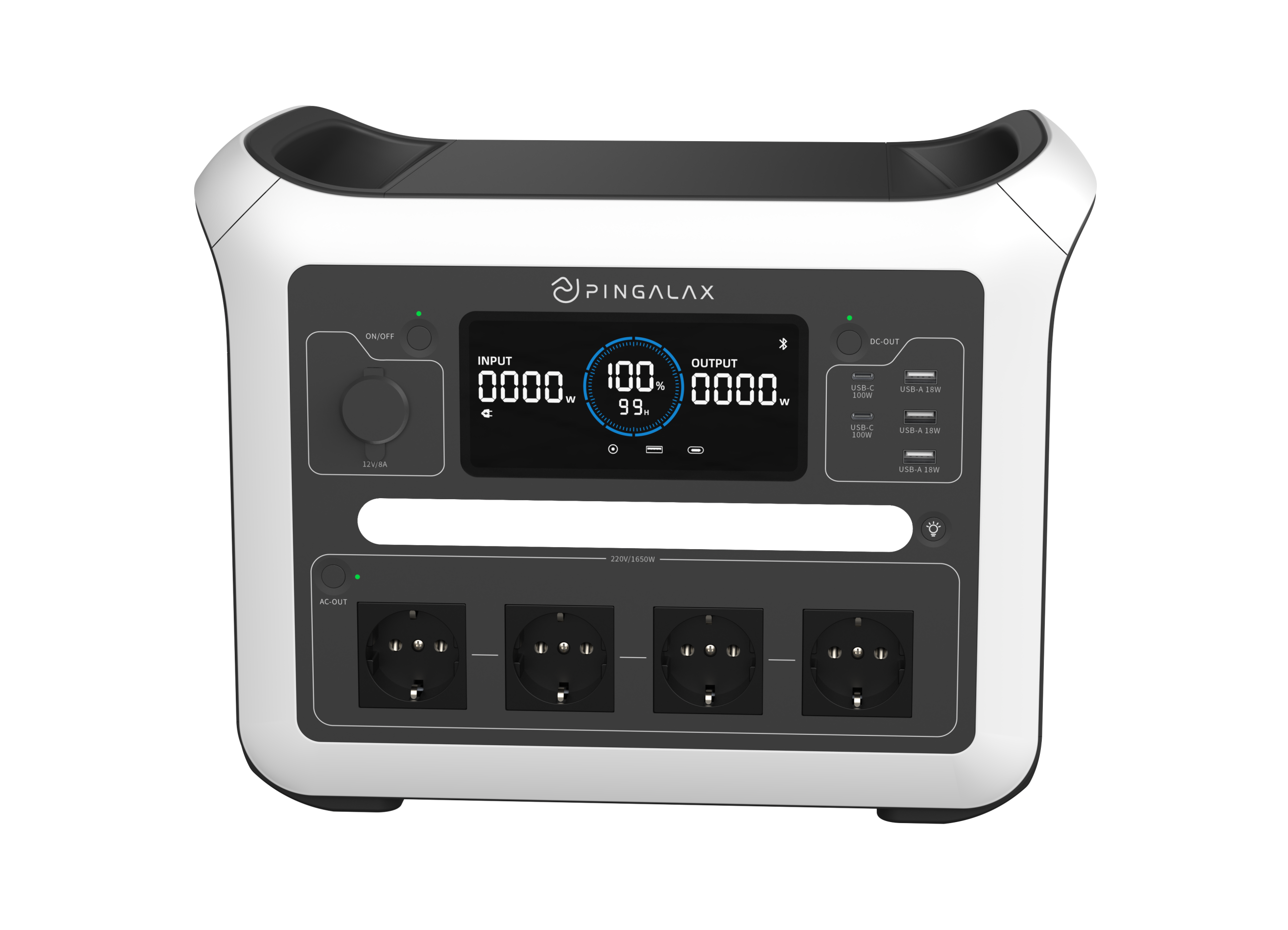 Портативная зарядная станция SOUL 1000-2 (1650 W, LIFEPO4)