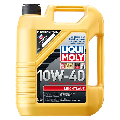 Полусинтетическое моторное масло LIQUI MOLY Leichtlauf SAE 10W-40 5л.