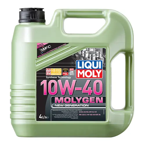 Полусинтетическое моторное масло LIQUI MOLY Molygen New Generation 10W-40 4л.