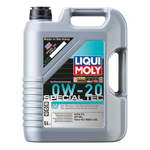 Синтетическое моторное масло LIQUI MOLY Special Tec V 0W-20 5л.
