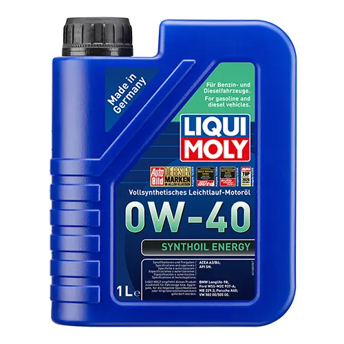 Синтетична олива LIQUI MOLY Synthoil Energy SAE 0W-40 1л.