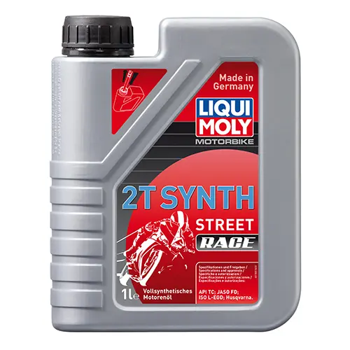 Олива для 2-тактних двигунів LIQUI MOLY Motorbike 2T Synth Street Race 1л.