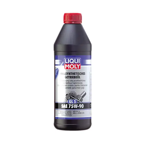Синтетическое трансмиссионное масло LIQUI MOLY Vollsynthetisches Hypoid Getriebeoil SAE 75W-90 GL5 1л.