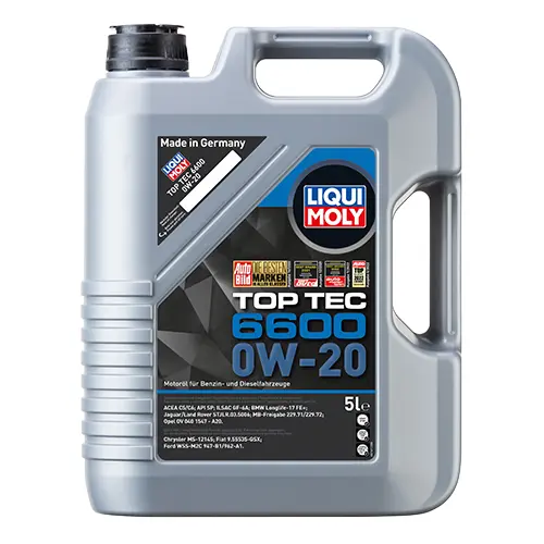 Олива моторна Liqui Moly Top Tec 6600 0W-20, 5л