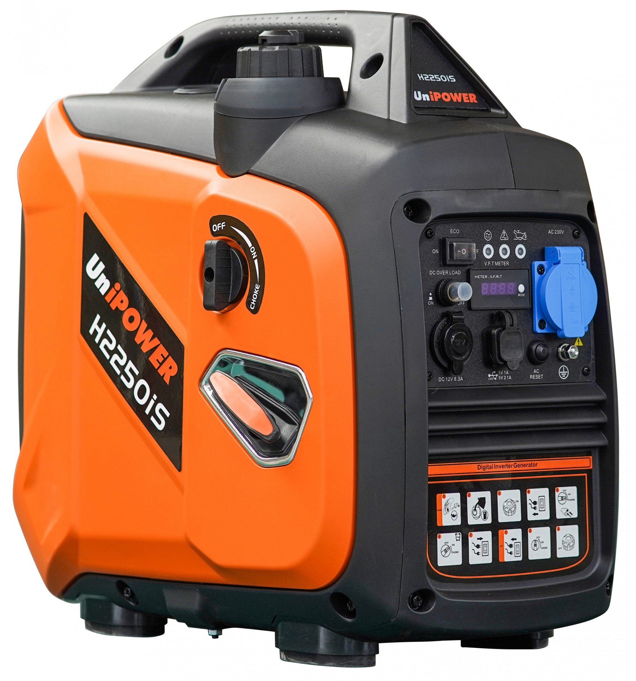 Инверторный генератор UniPOWER H2250iS (2.0 кВт)