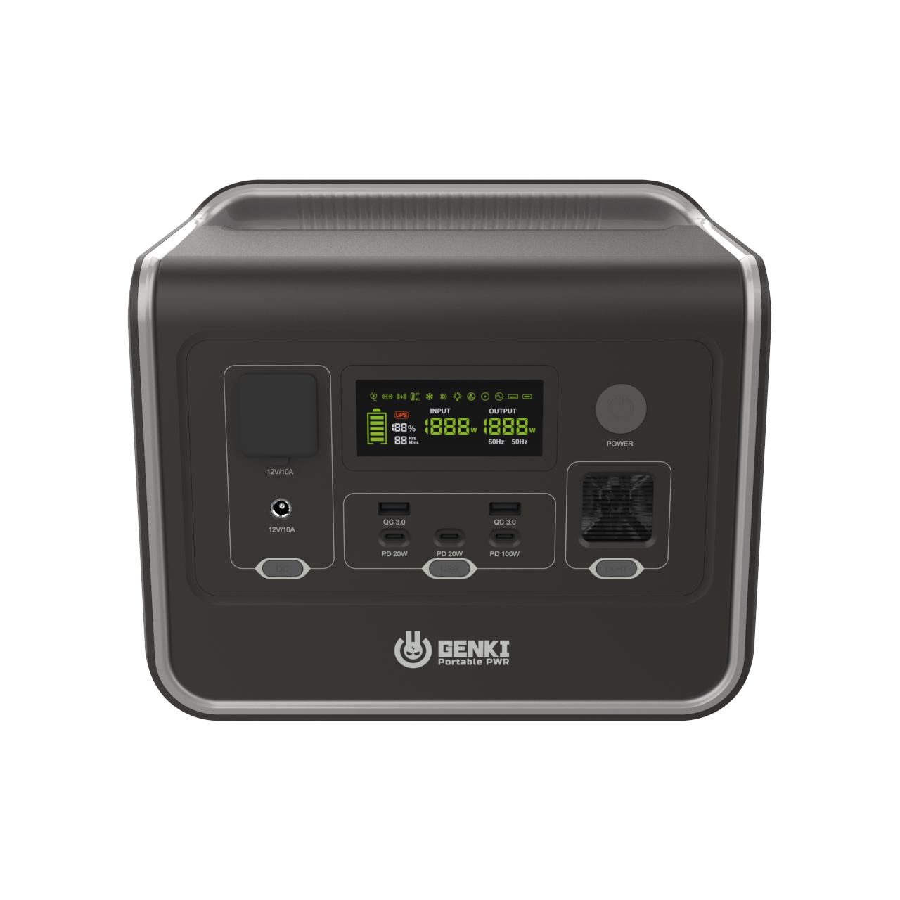 Портативна зарядна станція GENKI GK-800 (800 W, LIFEPO4)
