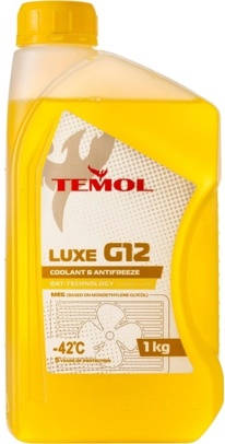 Охлаждающая жидкость TEMOL LUXE G12 YELLOW, 1КГ