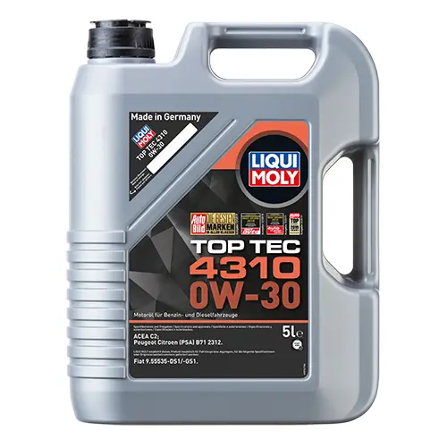 Масло моторное Liqui Moly Top Tec 4310 0W-30, 5л