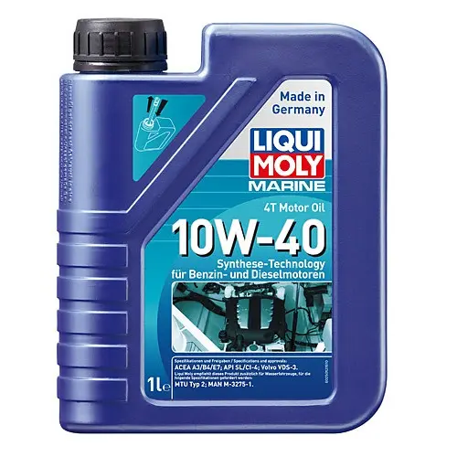 Олива моторна Liqui Moly Marine Motoroil 4T 10W-40, 1л