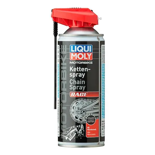 Смазка для цепей мотоциклов LIQUI MOLY Motorbike Kettenspray Race - 0.4л