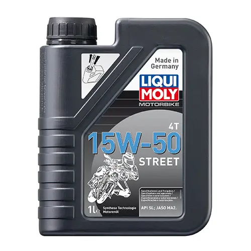 Масло моторное Liqui Moly Motorbike 4T 15W-50 Street, 1л