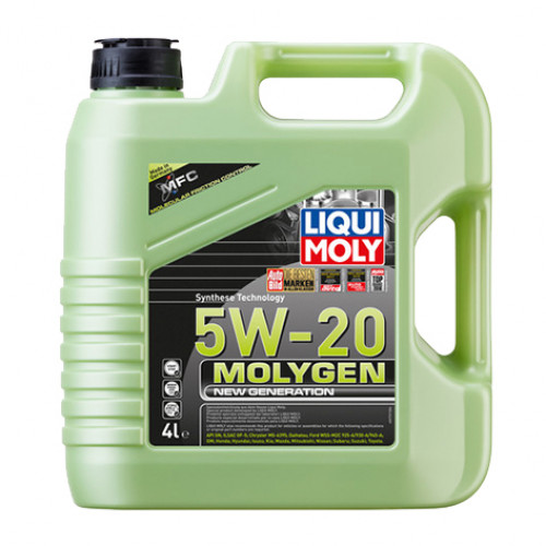 Синтетическое Моторное Масло - Molygen New Generation 5W-20 4л.