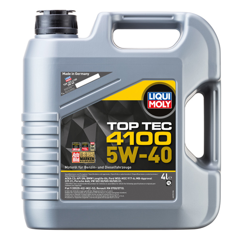 Синтетична Олива Top Tec 4100 SAE 5W-40 4 Л.