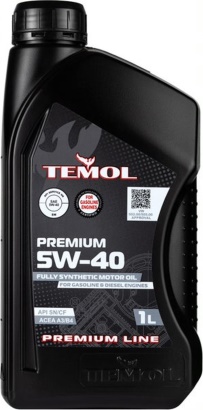 Масло моторное TEMOL PREMIUM 5W-40, 1Л