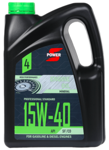 Масло моторное S-POWER STANDARD 15W-40, 4Л