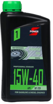 Масло моторное S-POWER STANDARD 15W-40, 1Л
