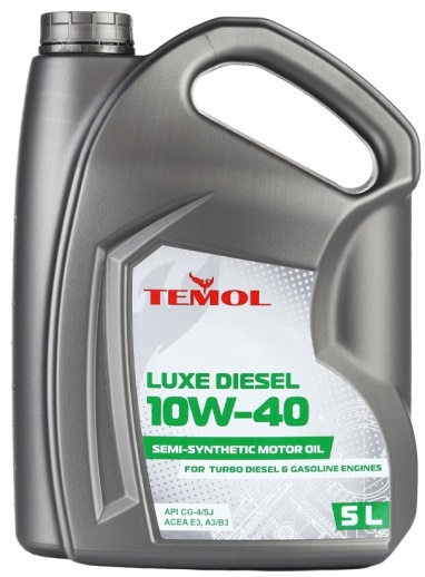 Масло моторное TEMOL LUXE DIESEL 10W-40, 5Л