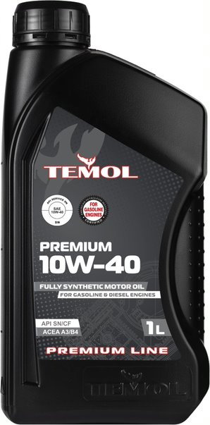 Олива моторна TEMOL PREMIUM 10W-40, 1Л