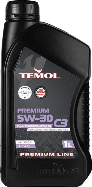 Олива моторна TEMOL PREMIUM C3 5W-30, 1Л