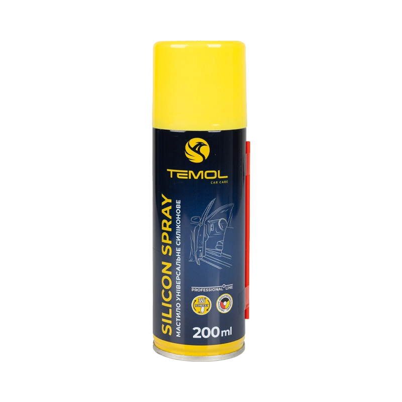 Смазочное масло силиконовое TEMOL SILICON SPRAY, 200 ml