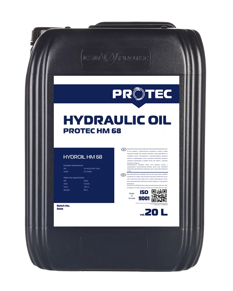 Масло PROTEC HYDROIL HM 68 (20 л)
