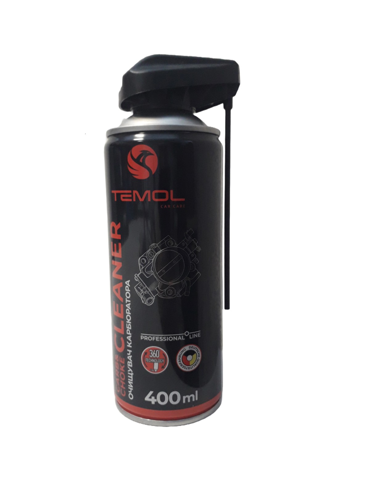 Очистители - UniCompex Очиститель карбюратора TEMOL CARB & CHOKE CLEANER 400 мл