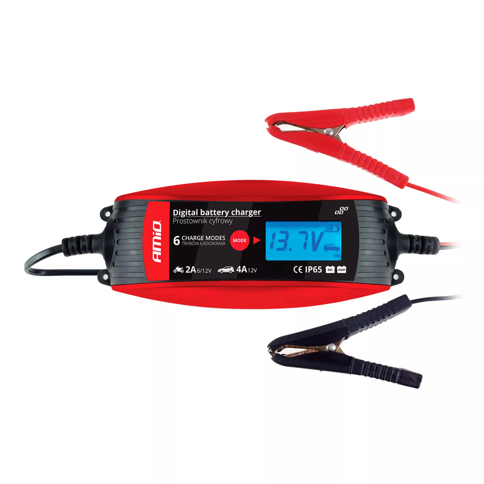 Зарядные устройства - UniCompex Зарядное устройство AMiO DBC-4A 2A/4A 6V/12V